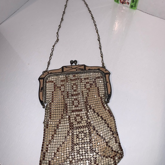 Whiting and Davis Vintage beaded satchel - Picture 3 of 16